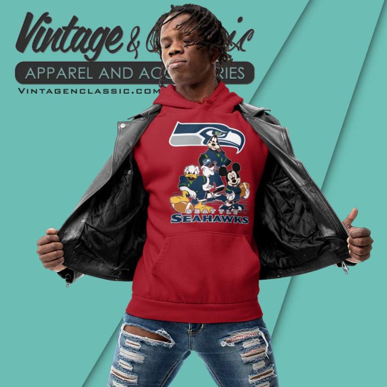 Mickey Mouse Seattle Seahawks American Football Nfl Hoodie Mickey Mouse Seattle Seahawks American Football Nfl Hoodie