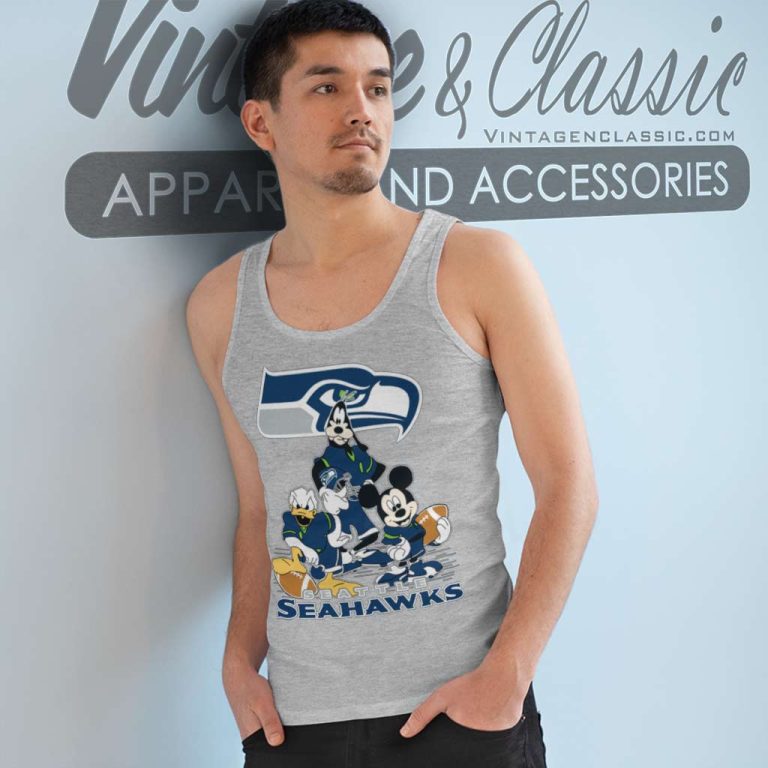Mickey Mouse Seattle Seahawks American Football Nfl Tank Top Racerback Mickey Mouse Seattle Seahawks American Football Nfl Tank Top Racerback