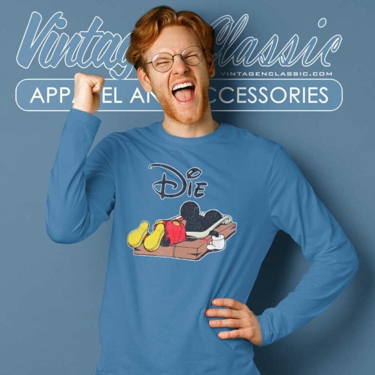 Mickey Mouse Trap Fun Die Dead Long Sleeve Tee Mickey Mouse Trap Fun Die Dead Long Sleeve Tee