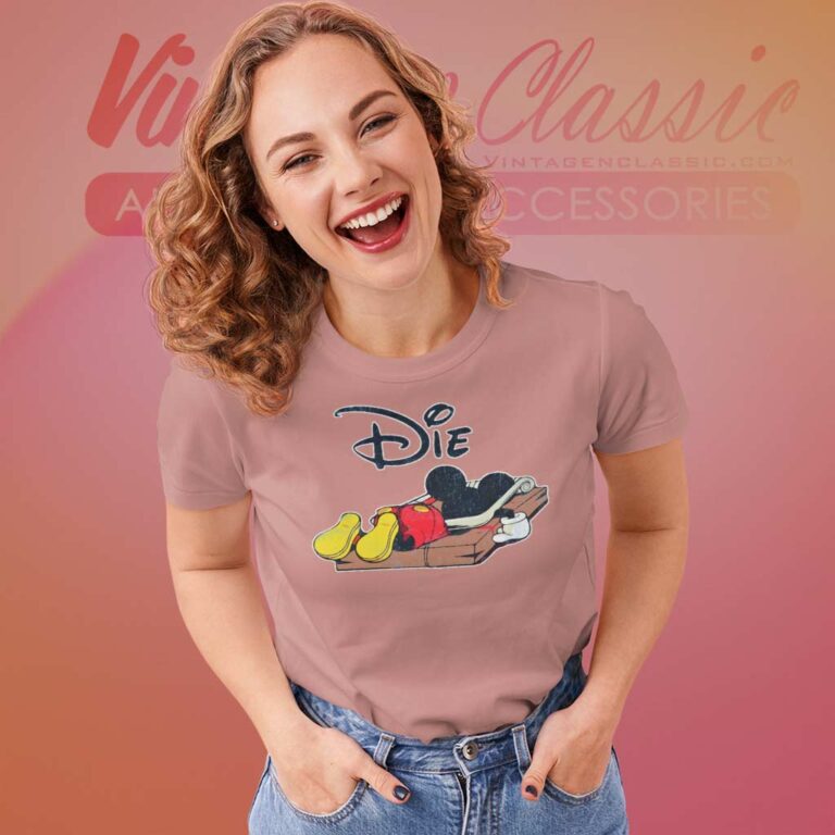 Mickey Mouse Trap Fun Die Dead Women TShirt Mickey Mouse Trap Fun Die Dead Women TShirt