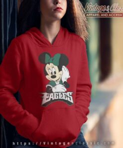 Mickey Nfl Philadelphia Eagles Logo Hoodie