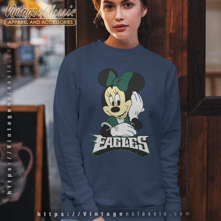 Mickey Nfl Philadelphia Eagles Logo Sweatshirt Mickey Nfl Philadelphia Eagles Logo Sweatshirt