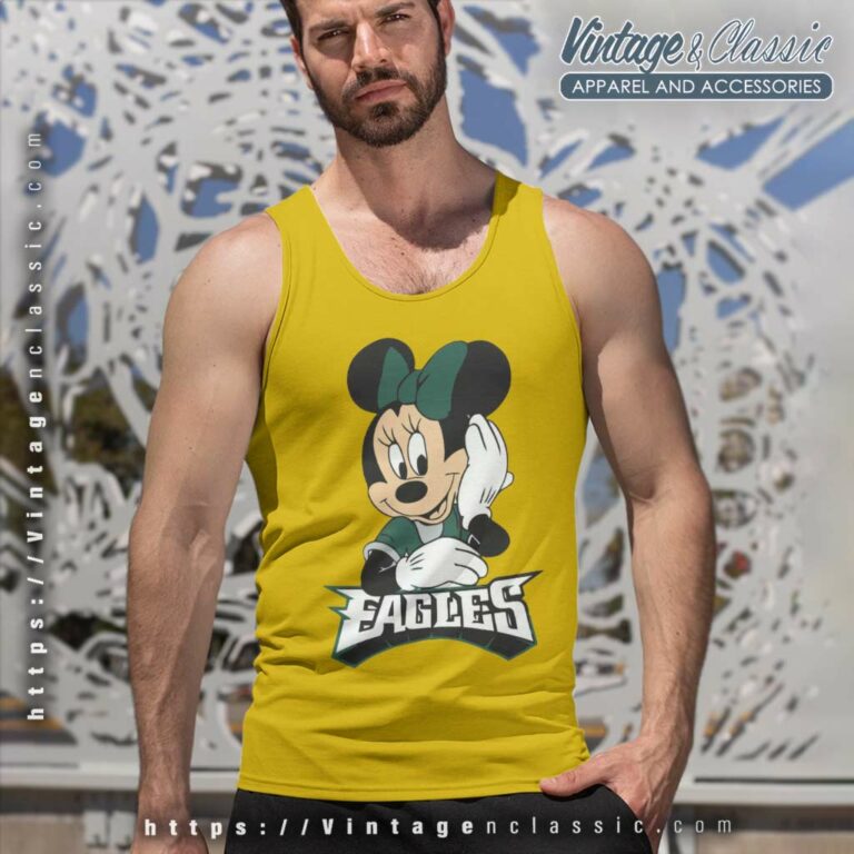 Mickey Nfl Philadelphia Eagles Logo Tank Top Racerback Mickey Nfl Philadelphia Eagles Logo Tank Top Racerback