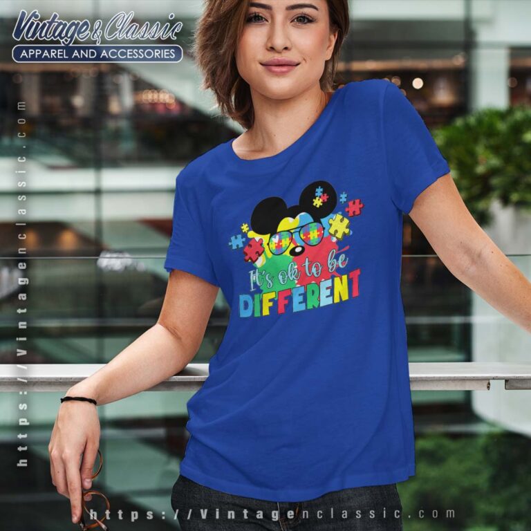 Mickey Ok To Be Different Autism Shirt Disney Autism Mickey Ok To Be Different Autism Shirt Disney Autism
