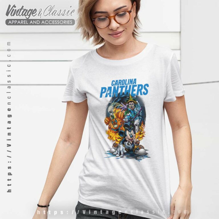 Mickey Panthers Halloween Shirt Vince Lombardi Trophy Carolina Panthers Women TShirt Mickey Panthers Halloween Shirt Vince Lombardi Trophy Carolina Panthers Women TShirt