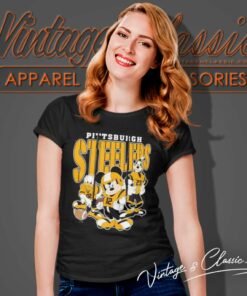 Mickey Pittsburgh Steelers Game Day Football Women TShirt