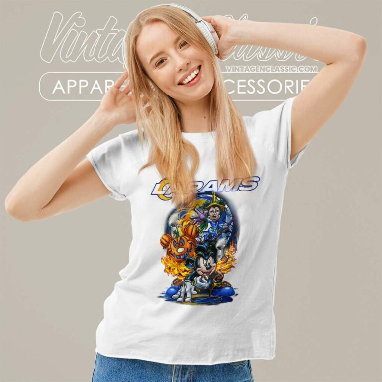 Mickey Rams Halloween Shirt Vince Lombardi Trophy Los Angeles Rams Women TShirt Mickey Rams Halloween Shirt Vince Lombardi Trophy Los Angeles Rams Women TShirt