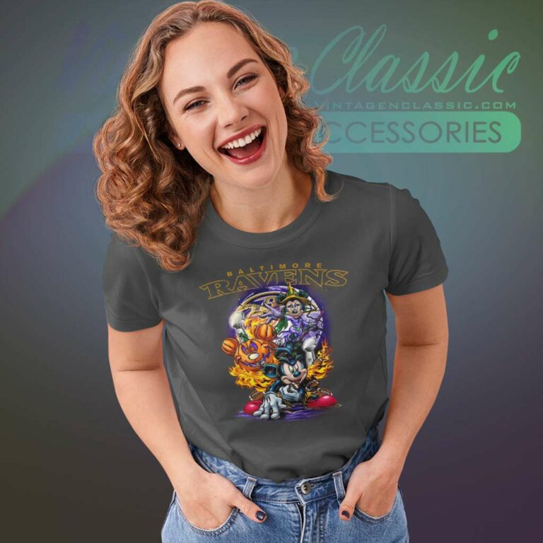 Mickey Ravens Halloween Shirt Vince Lombardi Trophy Baltimore Ravens Women TShirt Mickey Ravens Halloween Shirt Vince Lombardi Trophy Baltimore Ravens Women TShirt