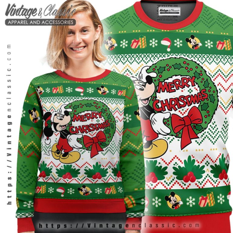 Mickey Santa Xmas Ugly Christmas Sweater Ugly Sweater shirt Mickey Santa Xmas Ugly Christmas Sweater Ugly Sweater shirt