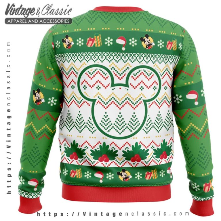 Mickey Santa Xmas Ugly Christmas Sweater back Ugly Sweater Mickey Santa Xmas Ugly Christmas Sweater back Ugly Sweater