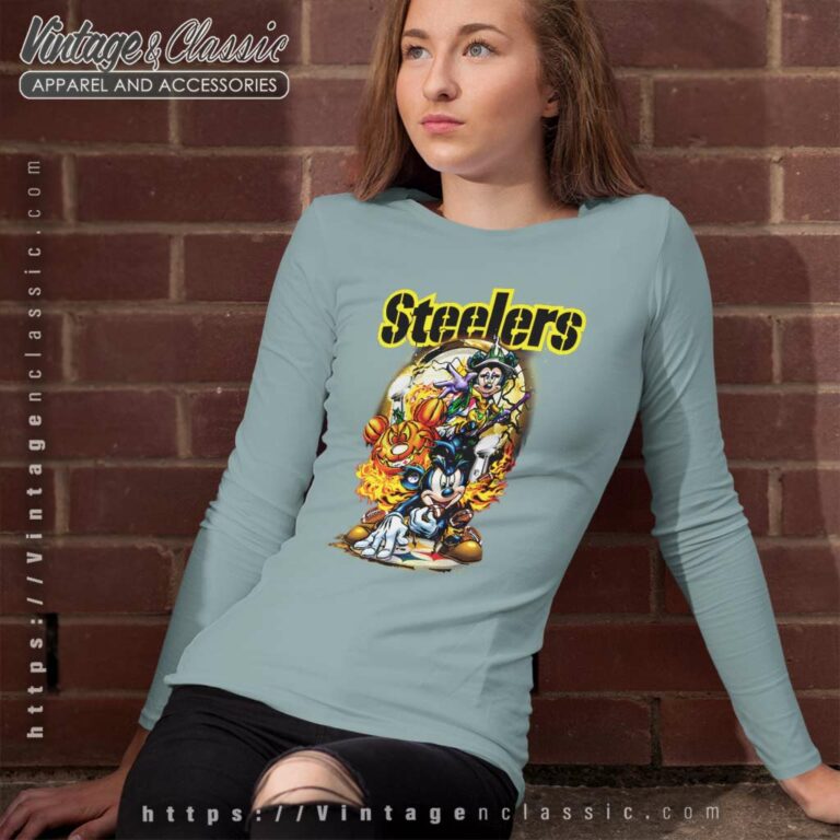 Mickey Steelers Halloween Shirt Vince Lombardi Trophy Pittsburgh Steelers Long Sleeve Tee Mickey Steelers Halloween Shirt Vince Lombardi Trophy Pittsburgh Steelers Long Sleeve Tee