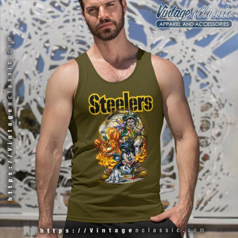 Mickey Steelers Halloween Shirt Vince Lombardi Trophy Pittsburgh Steelers Tank Top Racerback Mickey Steelers Halloween Shirt Vince Lombardi Trophy Pittsburgh Steelers Tank Top Racerback