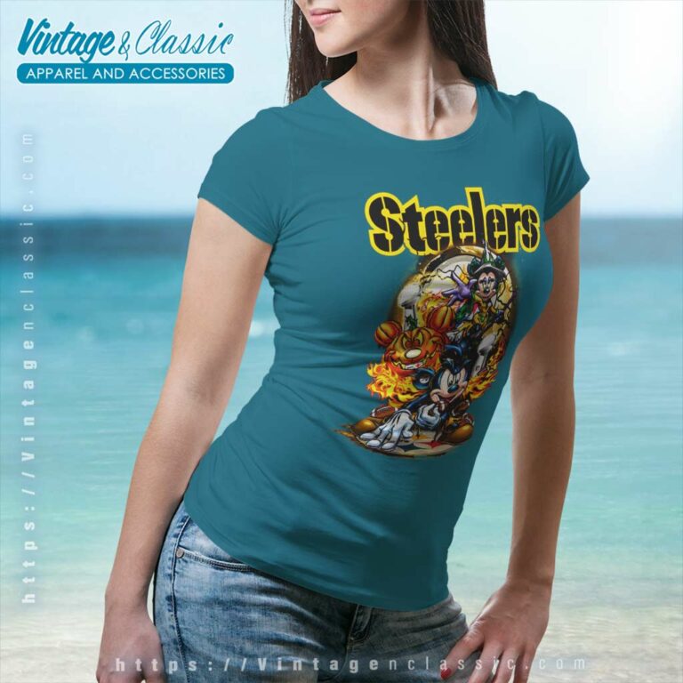 Mickey Steelers Halloween Shirt Vince Lombardi Trophy Pittsburgh Steelers Women TShirt Mickey Steelers Halloween Shirt Vince Lombardi Trophy Pittsburgh Steelers Women TShirt