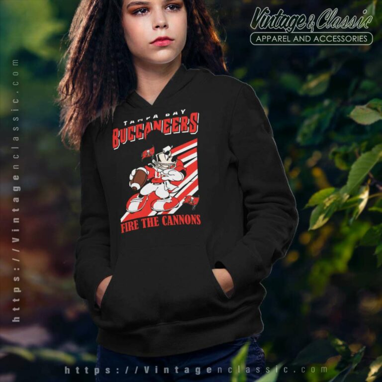 Mickey Tampa Bay Buccaneers Fire The Cannons Hoodie Mickey Tampa Bay Buccaneers Fire The Cannons Hoodie