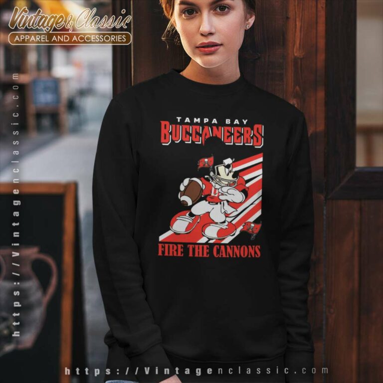 Mickey Tampa Bay Buccaneers Fire The Cannons Sweatshirt Mickey Tampa Bay Buccaneers Fire The Cannons Sweatshirt