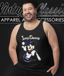 Mickey Team Cleveland Indians Tank Top Racerback