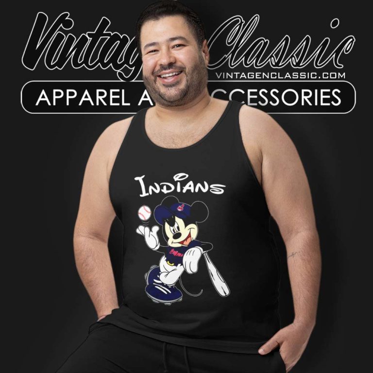Mickey Team Cleveland Indians Tank Top Racerback Mickey Team Cleveland Indians Tank Top Racerback