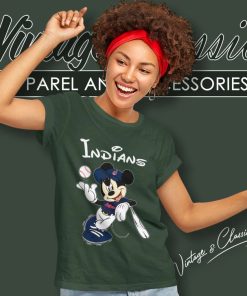 Mickey Team Cleveland Indians Women TShirt