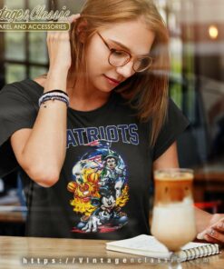 Mickey Vince Lombardi Trophy New England Patriots Women TShirt