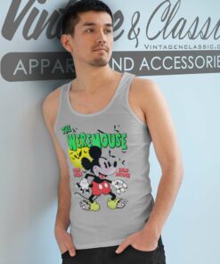 Mickey Weremouse Half Wolf Half Mouse Tank Top Racerback