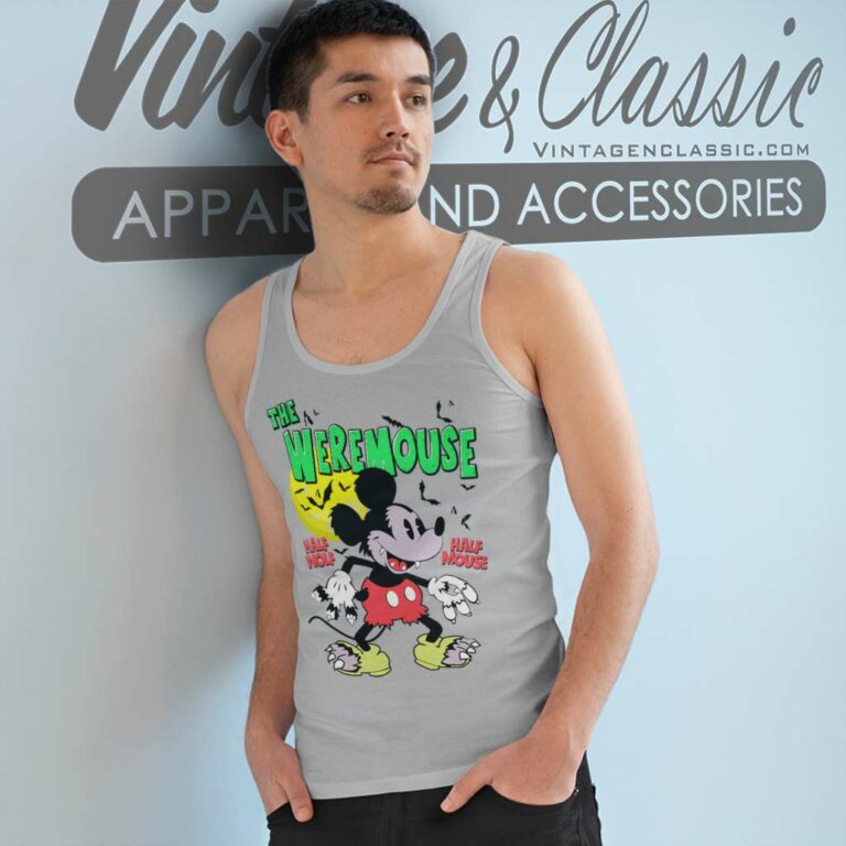 Mickey Weremouse Half Wolf Half Mouse Tank Top Racerback Mickey Weremouse Half Wolf Half Mouse Tank Top Racerback