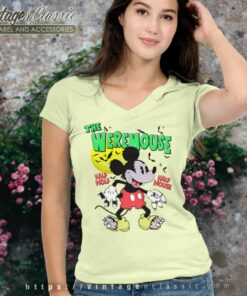 Mickey Weremouse Half Wolf Half Mouse V Neck TShirt