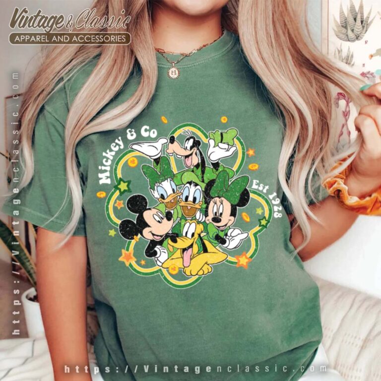 Mickey and Co Est 1928 St Patricks Day Shirt Disney St Patricks Day Shirt 2 Mickey and Co Est 1928 St Patricks Day Shirt Disney St Patricks Day Shirt 2