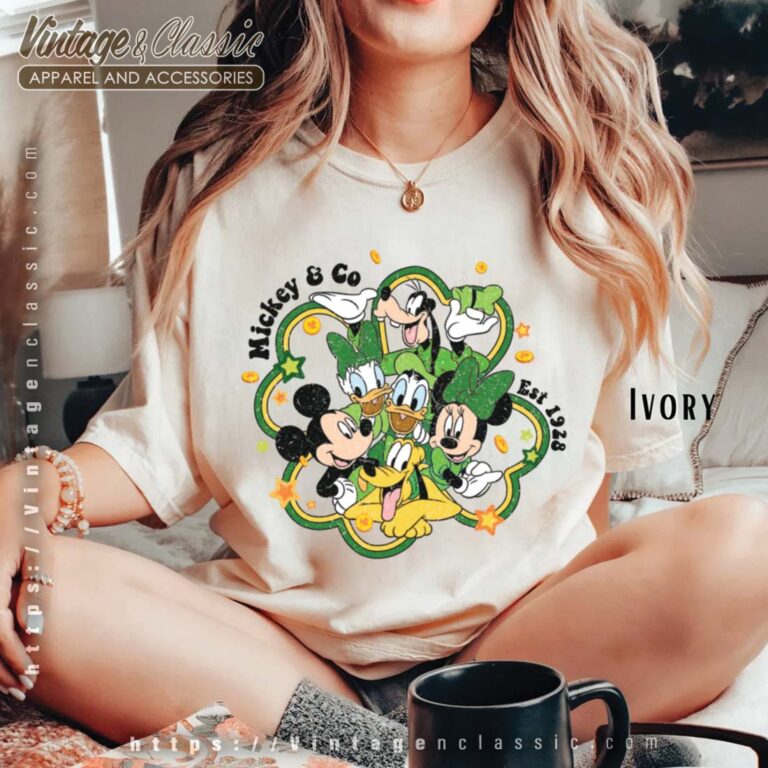Mickey and Co Est 1928 St Patricks Day Shirt Disney St Patricks Day Shirt 3 Mickey and Co Est 1928 St Patricks Day Shirt Disney St Patricks Day Shirt 3