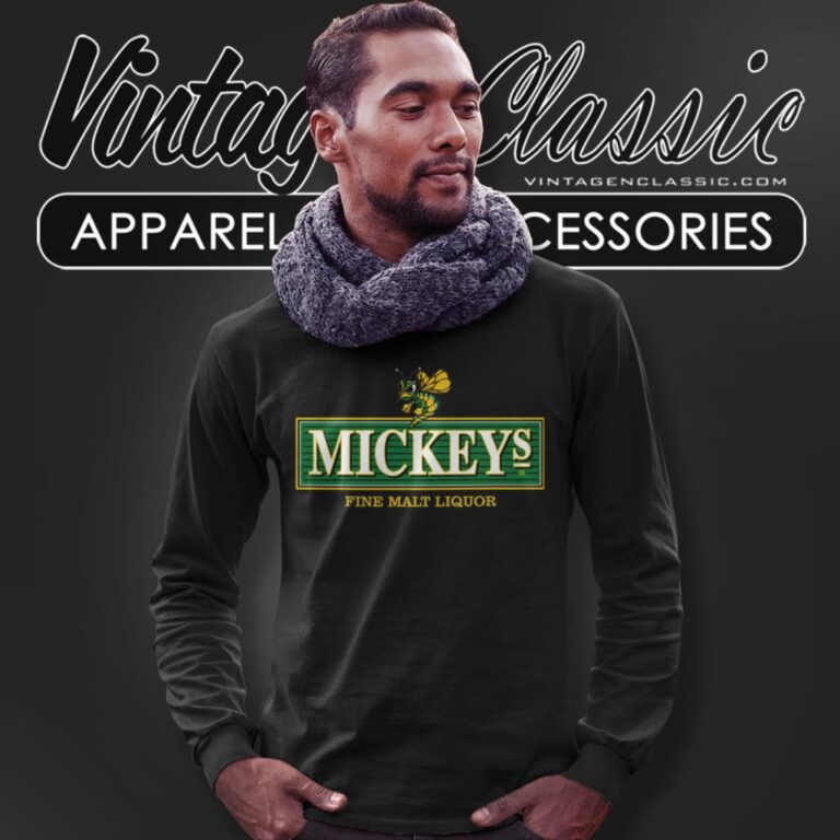 Mickeys Fine Malt Liquor Long Sleeve Tee Mickeys Fine Malt Liquor Long Sleeve Tee