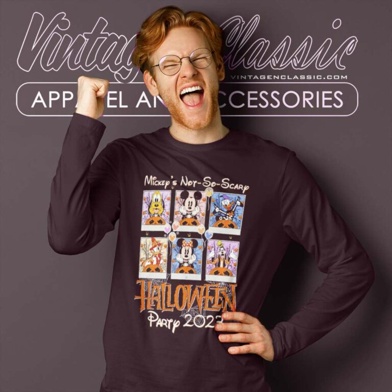 Mickeys Not So Scary Halloween Party 2023 Long Sleeve Tee Mickeys Not So Scary Halloween Party 2023 Long Sleeve Tee