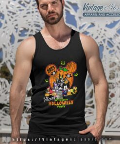 Disney Mickeys Friends Halloween Party Shirts 4 Mickeys Not So Scary Halloween Party Shirts Tank Top Racerback