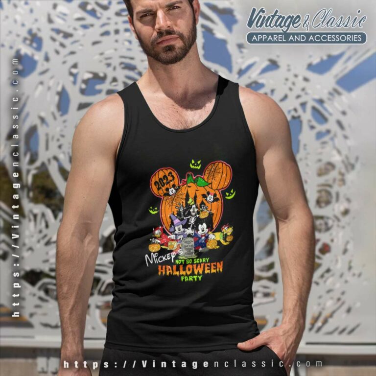Mickeys Not So Scary Halloween Party Shirts Tank Top Racerback Mickeys Not So Scary Halloween Party Shirts Tank Top Racerback