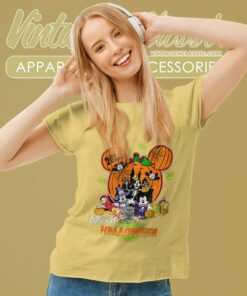Disney Mickeys Friends Halloween Party Shirts 6 Mickeys Not So Scary Halloween Party Shirts Women TShirt