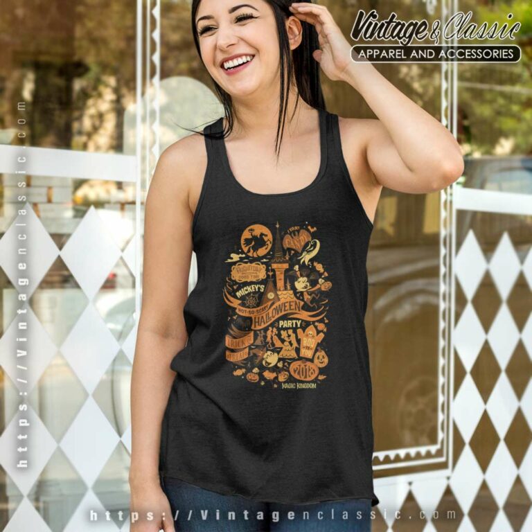 Mickeys Not So Scary Halloween Party Tank Top Racerback 1 Mickeys Not So Scary Halloween Party Tank Top Racerback 1