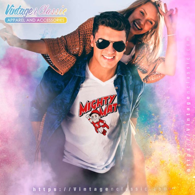 Mighty Matt Mclain Art V Neck TShirt Mighty Matt Mclain Art V Neck TShirt