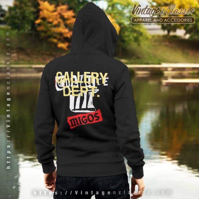Migos X Gallery Dept Shirt For Culture Iii Hoodie Backside Migos X Gallery Dept Shirt For Culture Iii Hoodie Backside