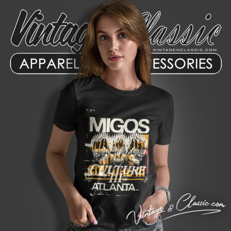 Migos X Gallery Dept Shirt For Culture Iii Three Skulls Women T Shirt Migos X Gallery Dept Shirt For Culture Iii Three Skulls Women T Shirt