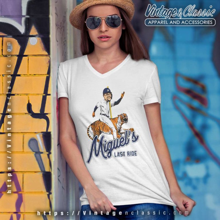 Miguel Cabrera Last Ride Detroit Tigers V Neck TShirt Miguel Cabrera Last Ride Detroit Tigers V Neck TShirt