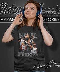 Mikal Bridges Brooklyn Nets Women T Shirt