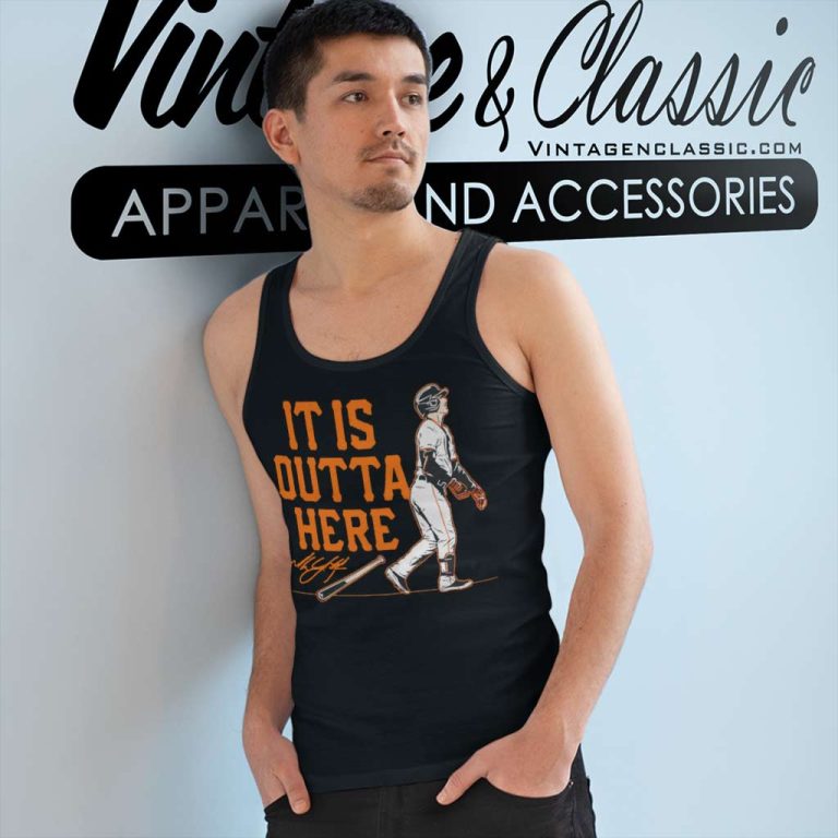 Mike Yastrzemski It Is Outta Here San Francisco Giants Signature Tank Top Racerback Mike Yastrzemski It Is Outta Here San Francisco Giants Signature Tank Top Racerback