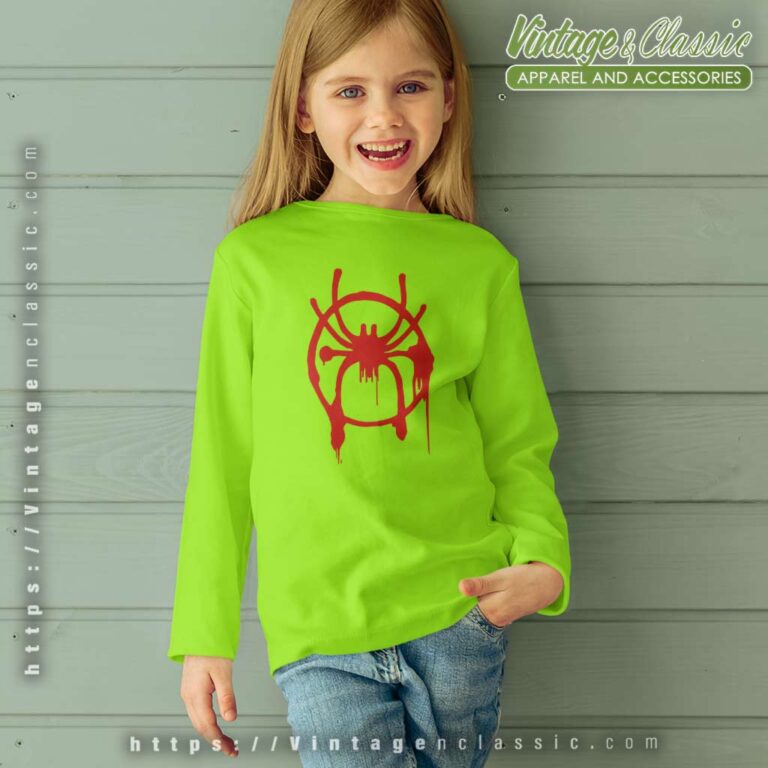 Miles Morales Spider Verse kids Longsleeve Miles Morales Spider Verse kids Longsleeve