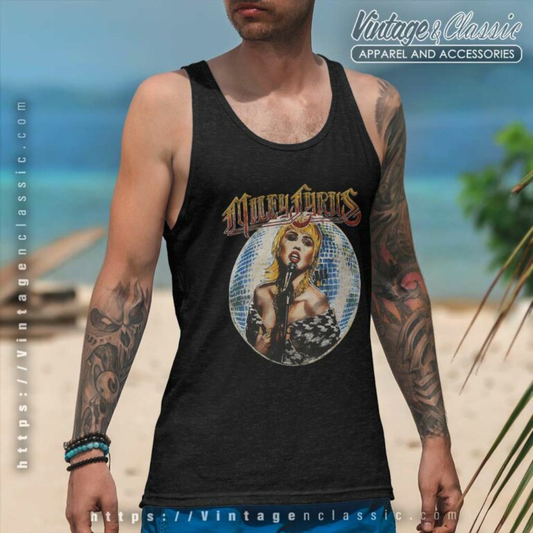 Miley Cyrus Midnight Sky Tank Top Racerback Miley Cyrus Midnight Sky Tank Top Racerback