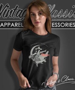 Miller High Life Beer Shirt Vintage Girl In The Moon Women T Shirt