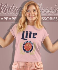 Miller Lite A Fine Pilsner Beer Women T Shirt