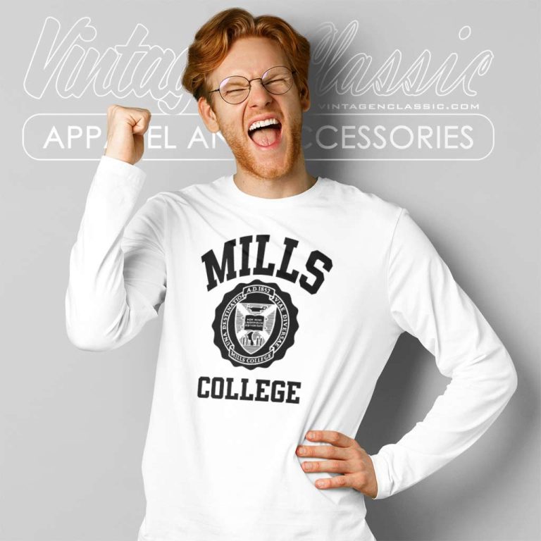 Mills College University Style Long Sleeve Tee Mills College University Style Long Sleeve Tee