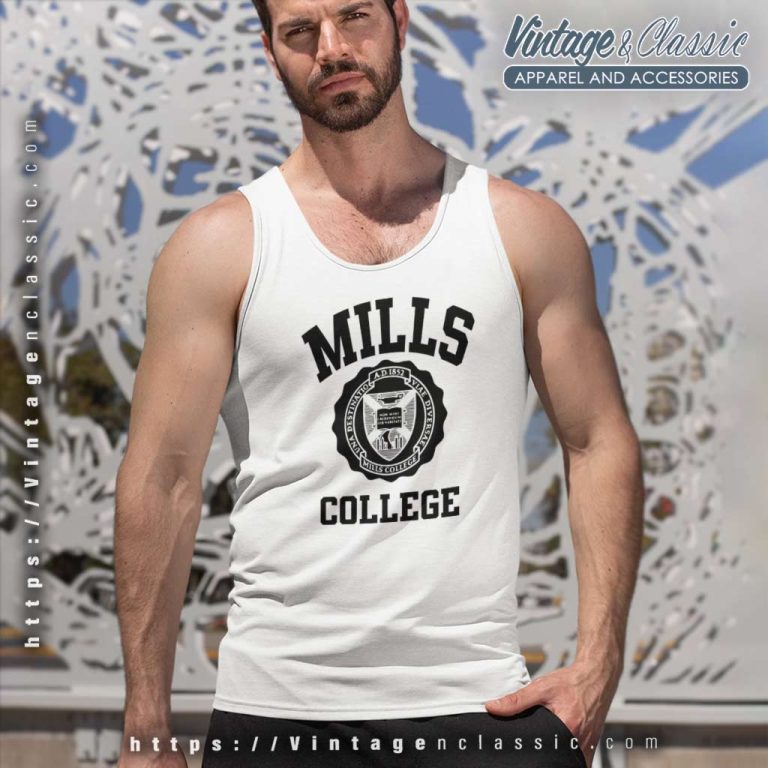 Mills College University Style Tank Top Racerback Mills College University Style Tank Top Racerback