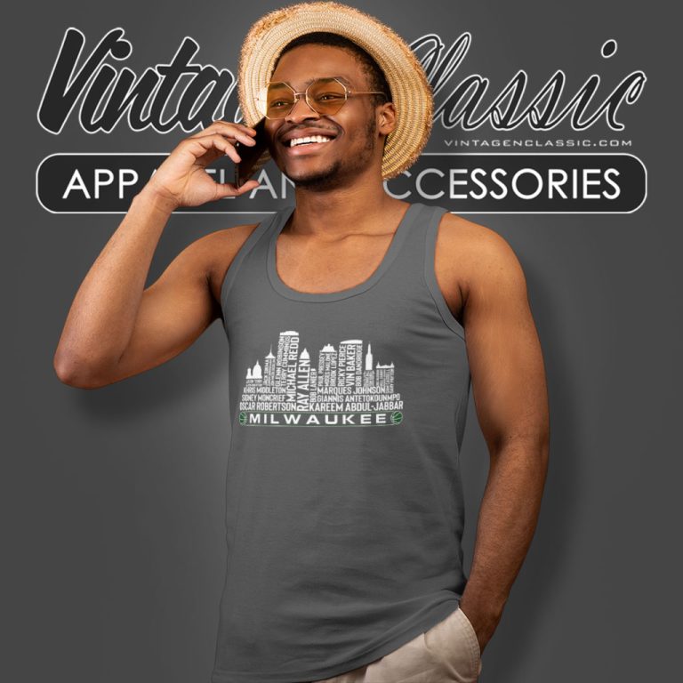 Milwaukee Basketball Shirt Milwaukee City Skyline Tank Top Racerback Milwaukee Basketball Shirt Milwaukee City Skyline Tank Top Racerback