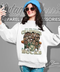 Milwaukee Bucks 2021 Nba Finals Champions Caricature Sweatshirt
