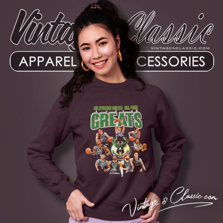 Milwaukee Bucks All Time Greats Sweatshirt Milwaukee Bucks All Time Greats Sweatshirt