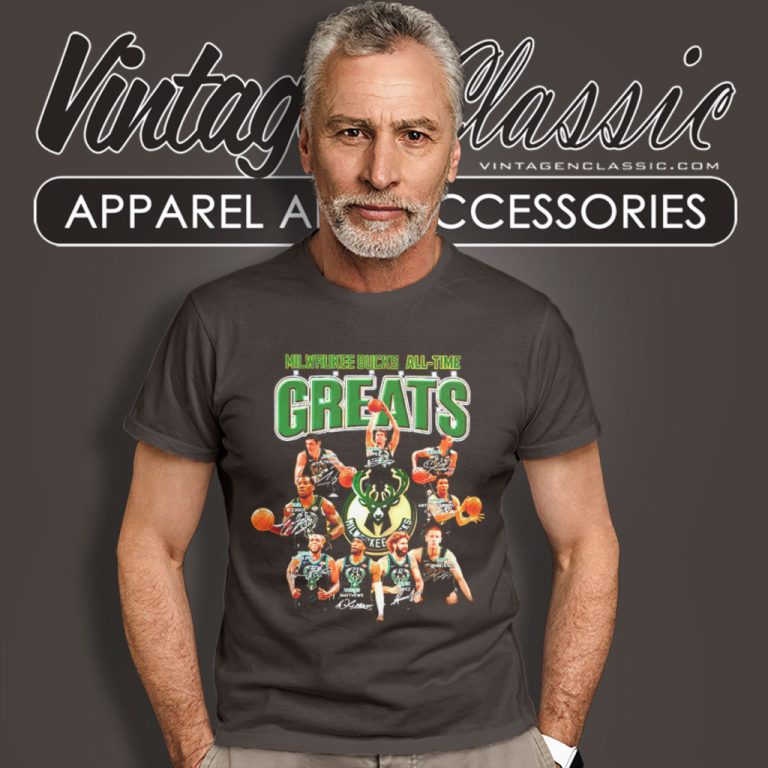 Milwaukee Bucks All Time Greats T Shirt Milwaukee Bucks All Time Greats T Shirt